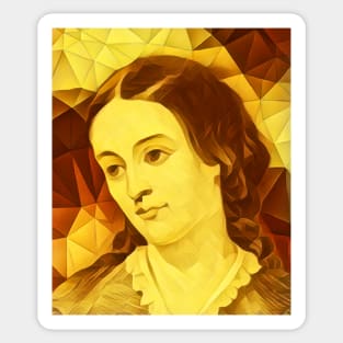 Margaret Fuller Golden Portrait | Margaret Fuller artwork 11 Sticker